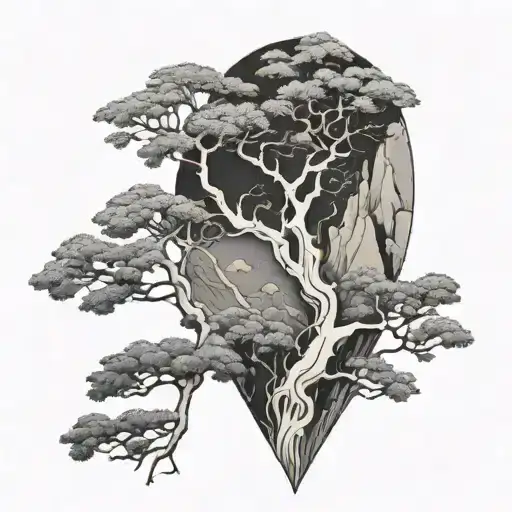 Tree Kintsugi Travel Timeline Healing