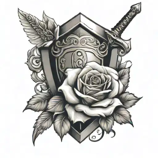 Sword Shield Rose