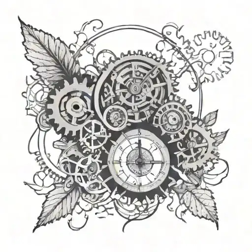 Woods With A Clock Gears