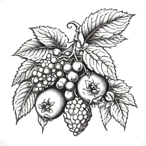 Fruits Off The Vine Of A Chatic Bush