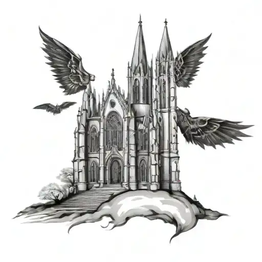 Scary Gothic Cathedral