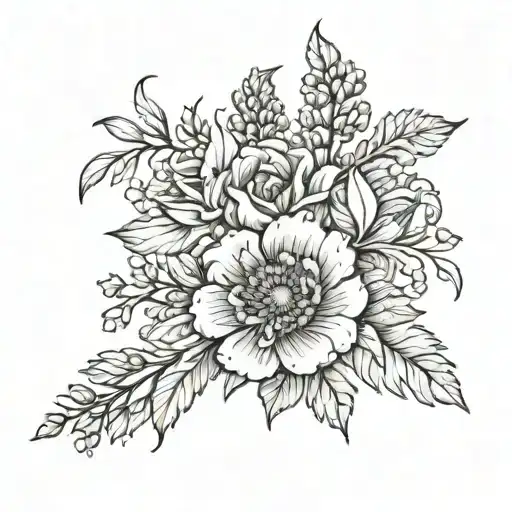 February August November December Birth Flower