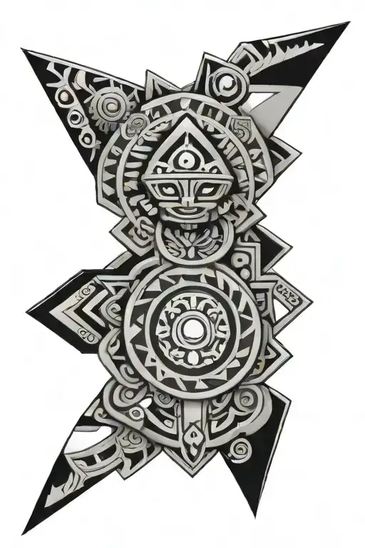 Aztec Pattern Tribal