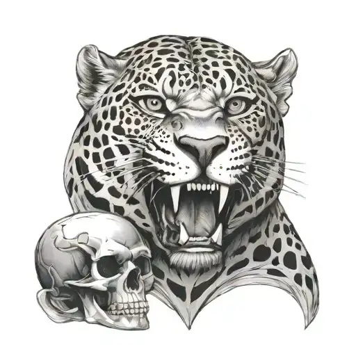 Jaguar And His Skull