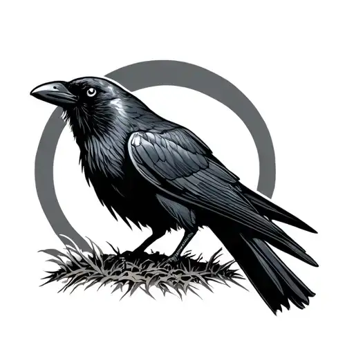 Crow On The Sward