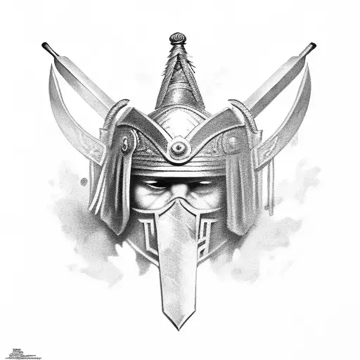 Gladiator With A Sword