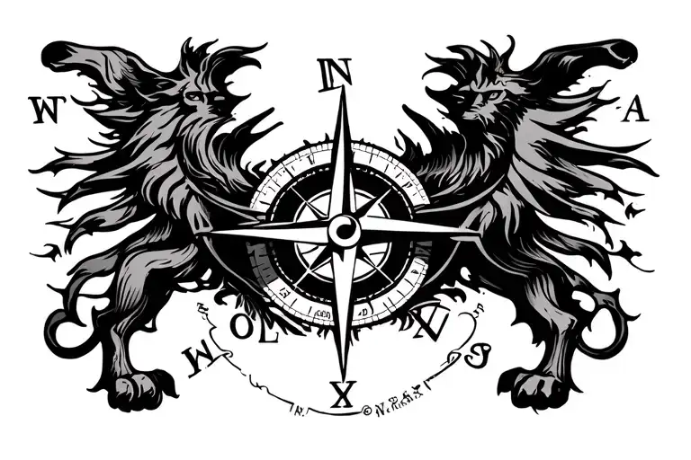 Colombian Origin Zodiac Sign Leo Travel Compass