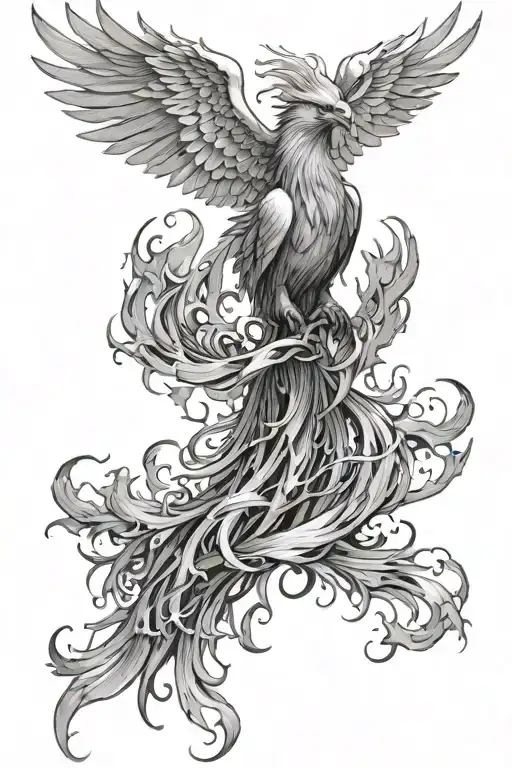 Phoenix Rising From The Ashes