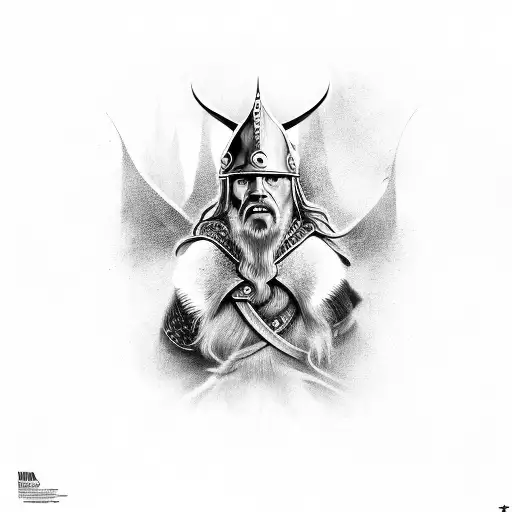 Viking Diarama With Odin