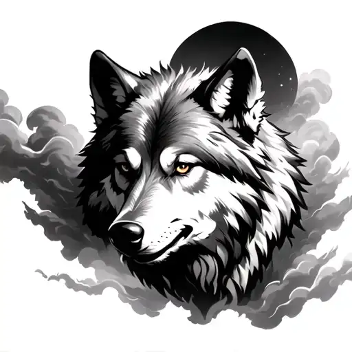Wolf Storm Clouds
