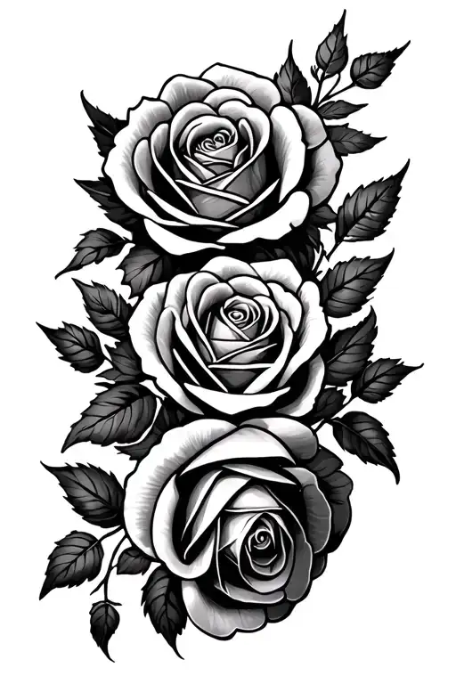 Irish Roses Thigh Modern Twist