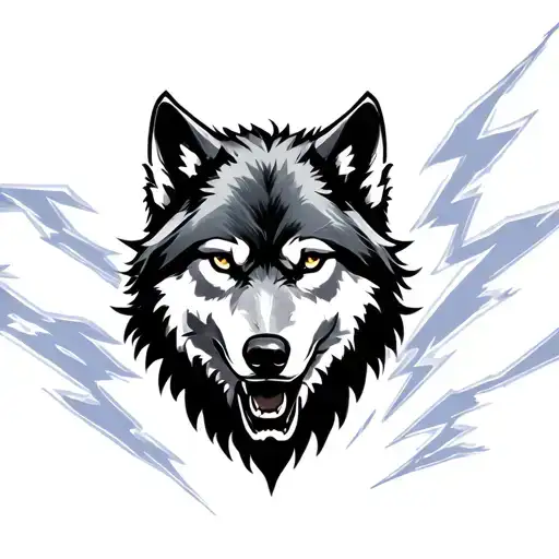 Wolf Thunder Lightning
