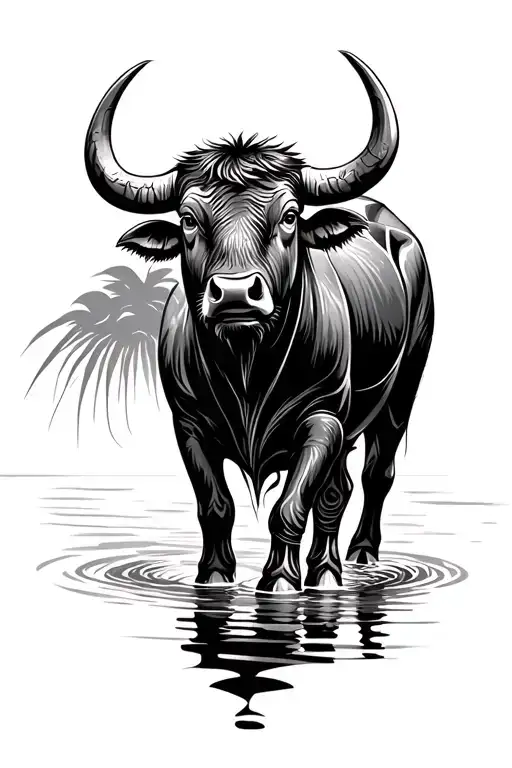 Vietnam Tribal Water Buffalo