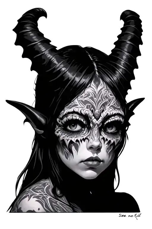 See No Evil Speak No Evil Speak No Evil Girl Demon