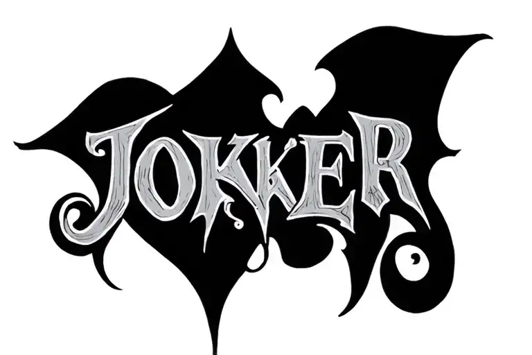 Joker Inscription On The Chest
