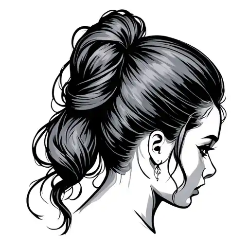 Dominant Female Ponytail