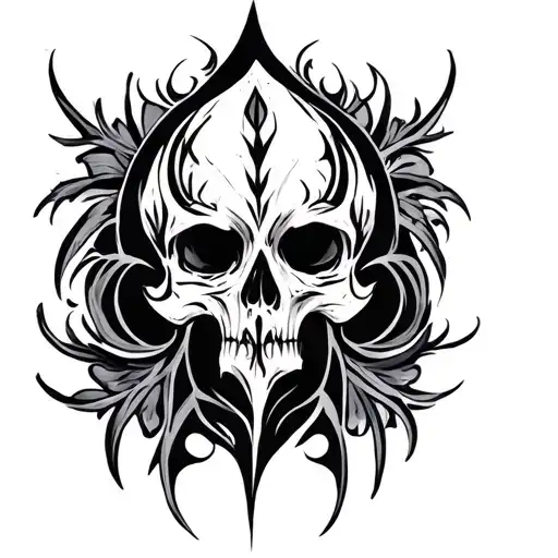 Tall And Thin Gothic Tribal