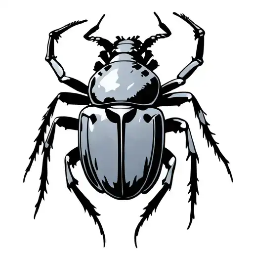 Scarab Beatle Skeleton