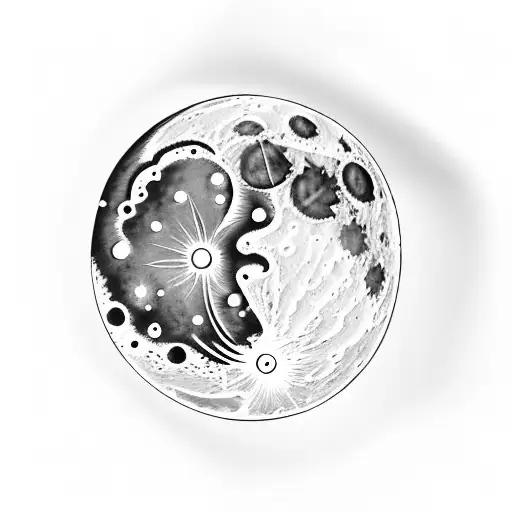 Moon Background For Text