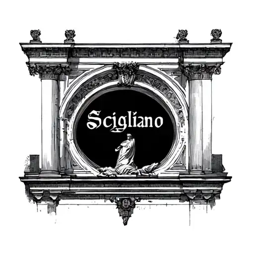 The Word Scigliano But Make It Look Like Italian Architecture
