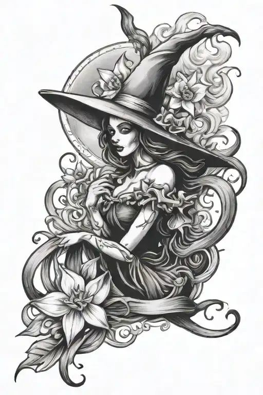 A Daffodil Flower Witch Smoke Around It No Person In It