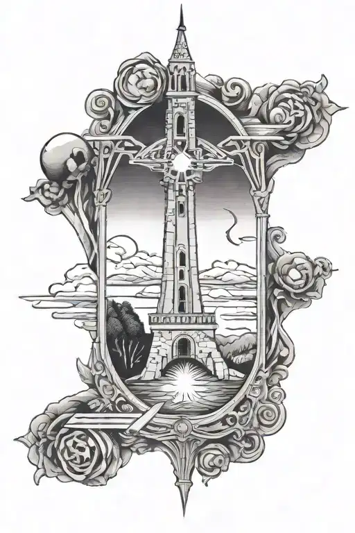 The Tower Tarot Card