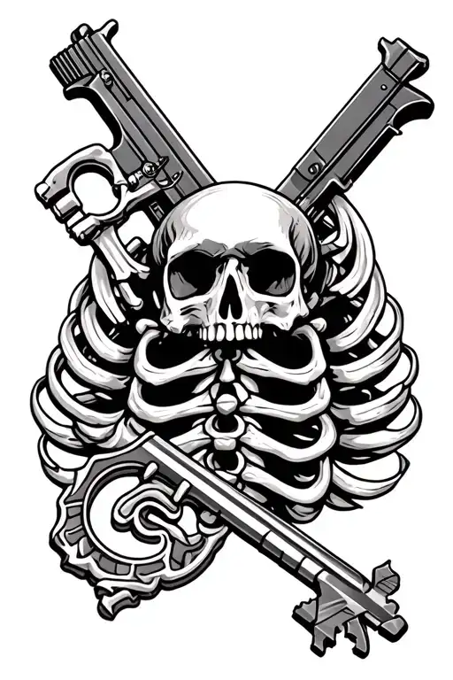 Guns And Skeleton Key Design