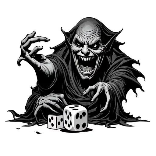 Curse Oogie Boogie Playing With Dice