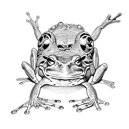 Frog And Food Japonese