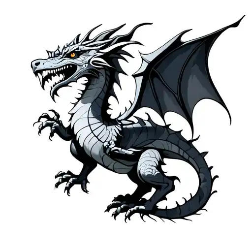 Birch Tree Welsh Dragon