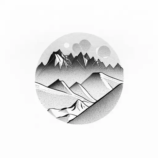 Mountain Sunset Gradient