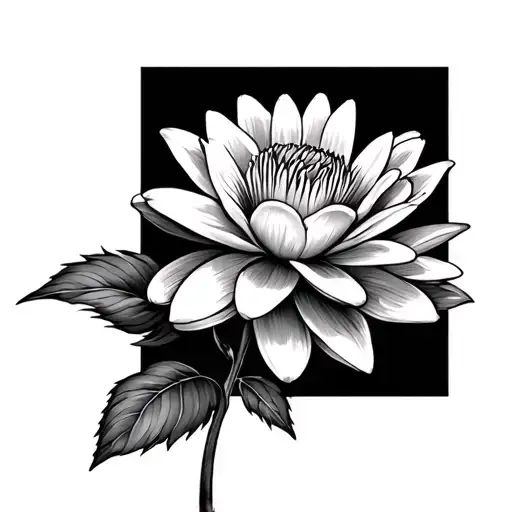 Daisy Water Lily Rose Intertwined