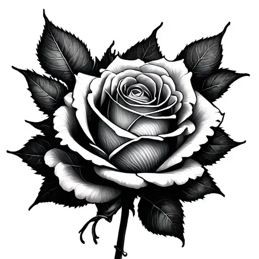 Rose Fading Into Digital Memory Board Wires