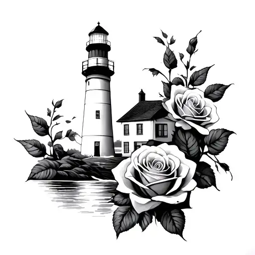 Lighthouse Plus Roses