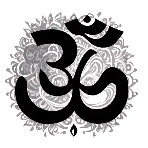Salt Kathi And Om Symbol
