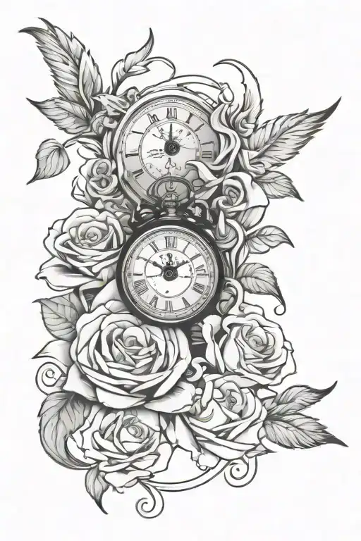 Clock Roses With A Proverb And Angel Numbers 333