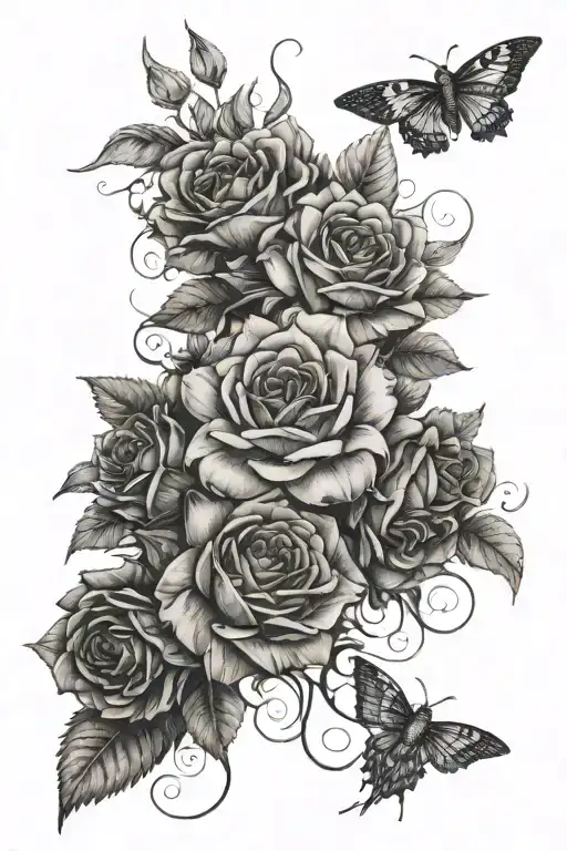 Fears And Friday Poem With Roses And Sunflowers With Catholic Symbols Scattered