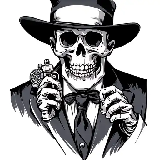 Mafia Boss Skeleton