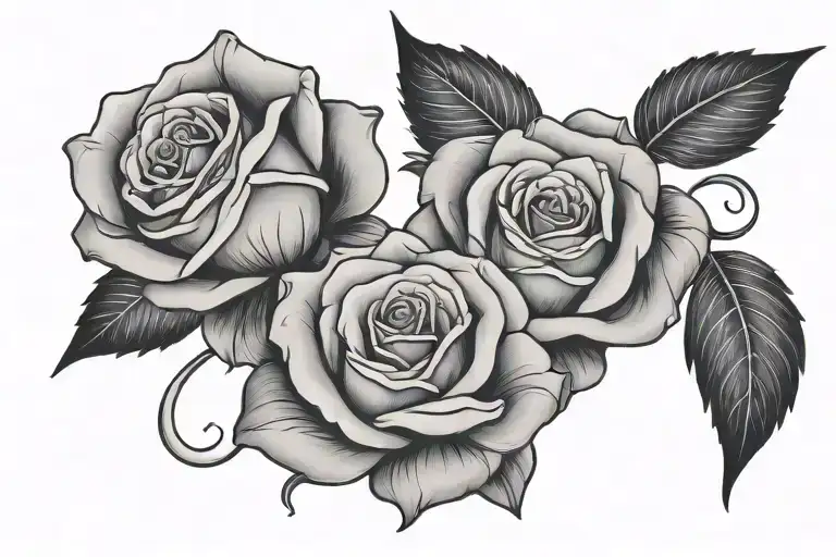 The Name Ramiyah Within A Rose