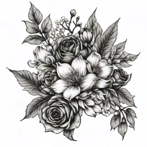 Birth Flower Bouquet