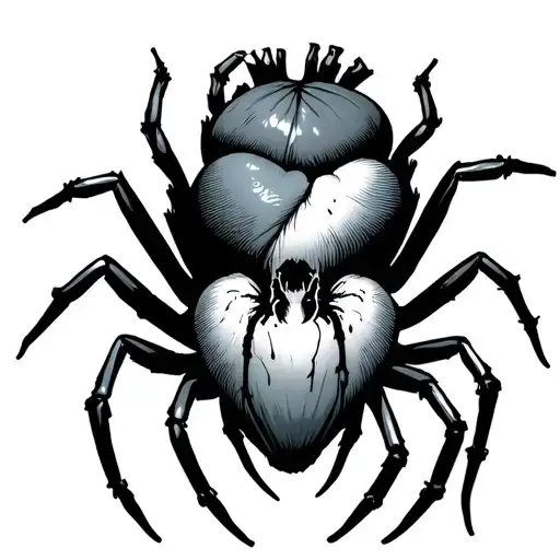 Widow Maker Heart Attack Spider Bit Showing