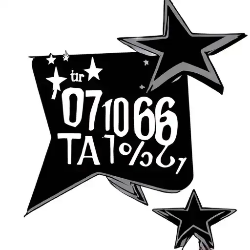 Stars Representing The Client's Birthday 07061979