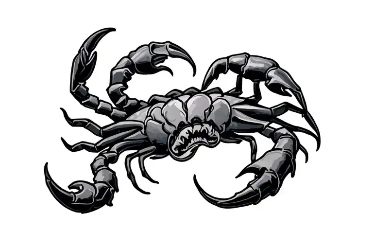 Scorpio And Cancer Sign Intertwined