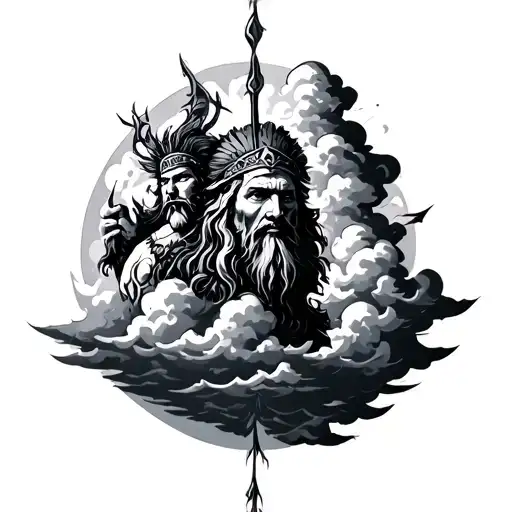 Clouds With Nordic Gods Shadows