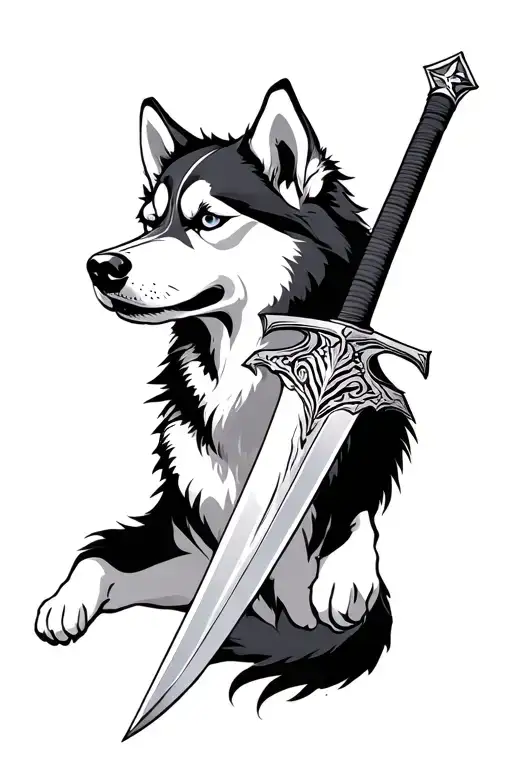 Husky And Sword