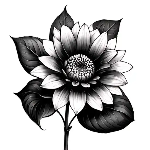 Dahlia Flower Monstera Orchid