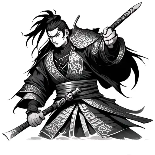 Anime Samurai Gamedev