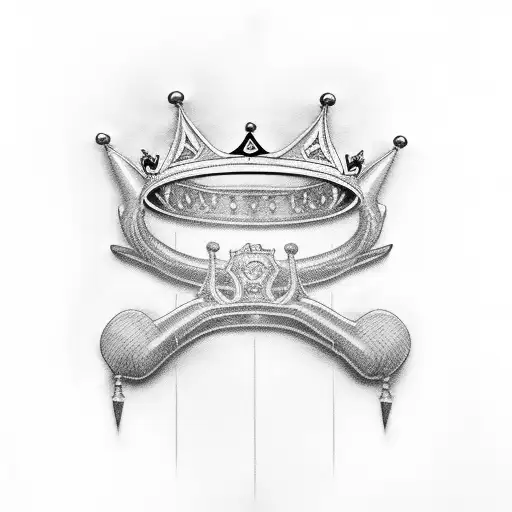 Alphabet Rj With Crown