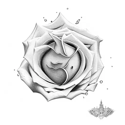 Rose And Hourglass