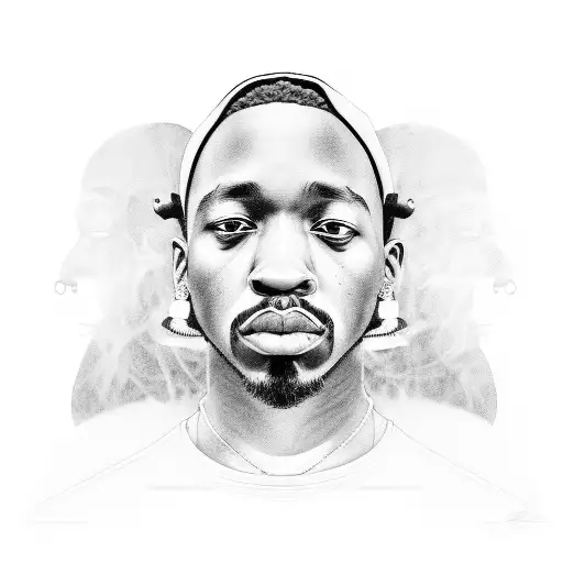 Portrait Of A Famous Rapper